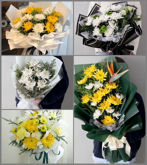山西朔州朔城区滋润乡河淋禽村白事花束代送